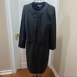 Kasper Black Dress With Shawl